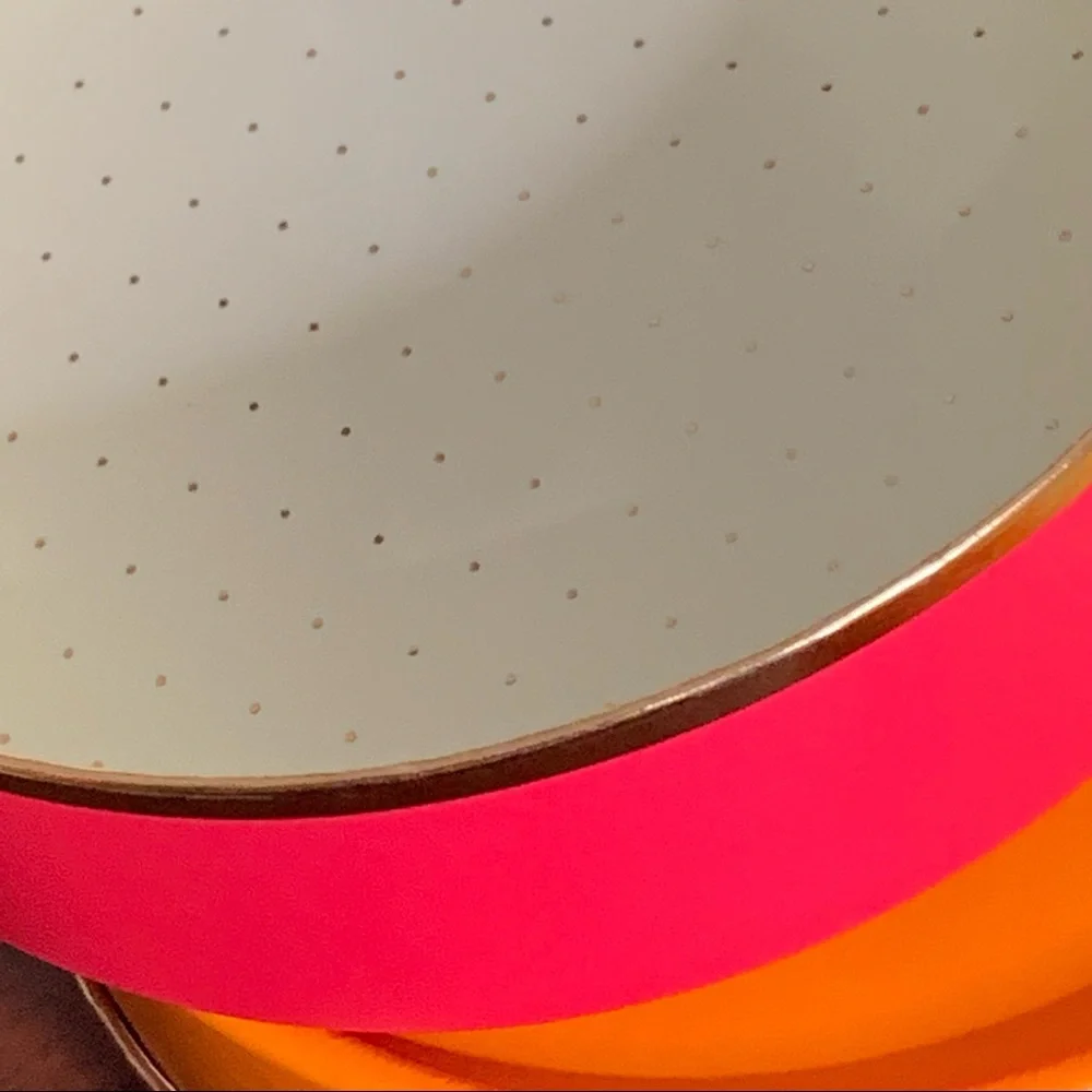 Set of 2 Brand New Kate Spade Round Boxes